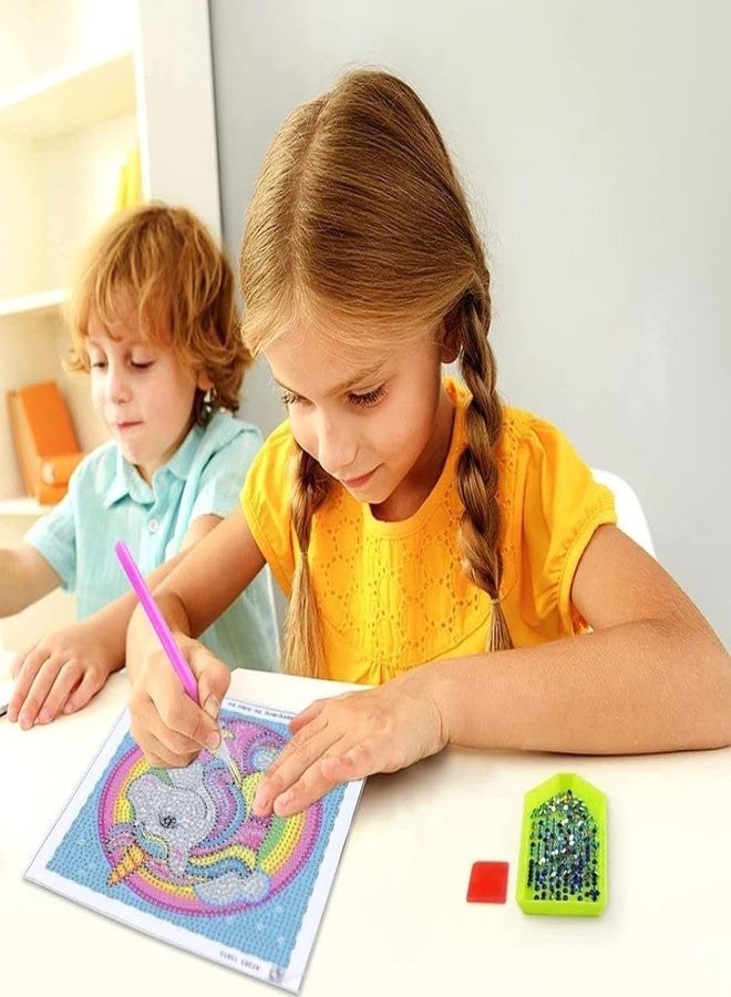 Tera13 TERA 13 Unicorn Diamond Painting Kits for Kids (1 pcs) Arts and Crafts for Kids Diamond Painting Kits DIY Diamond Painting Craft Kits for Kids Art and Craft Kit for Girls Gift for Girls Craft Kit - Image 4